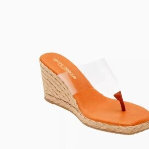 Andre Assous wedge thongs
